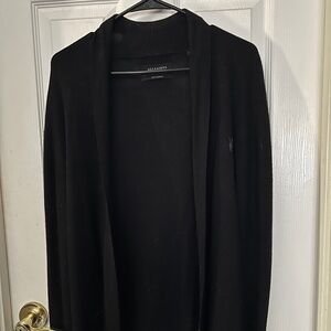 ALLSAINTS - Mode Merino Ramskull Open Cardigan